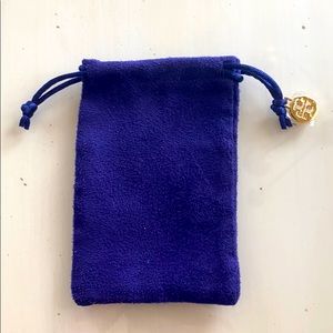 Tory Burch Jewelry Pouch with Gold Charm